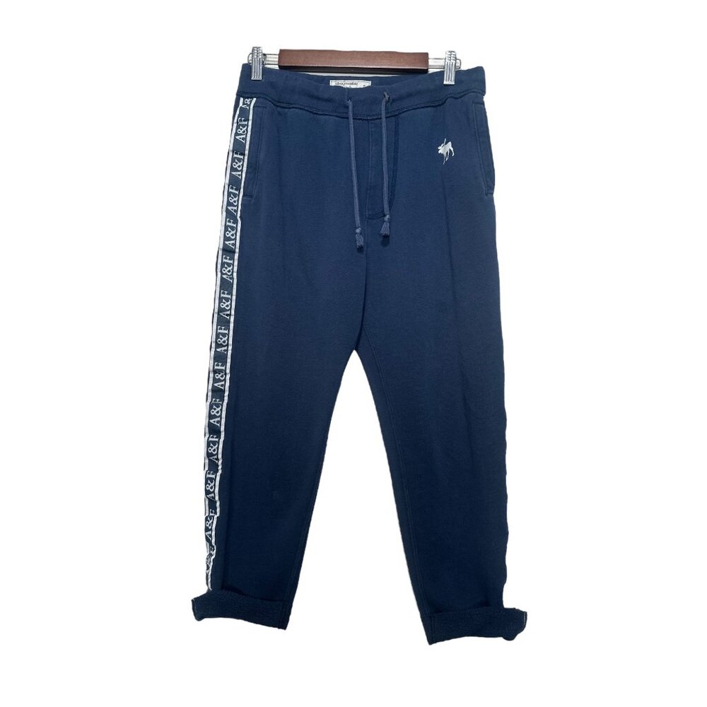 Abercrombie & Fitch Sweatpant Hoodie Set Women Small-Medium Blue Y2K 2000 School
